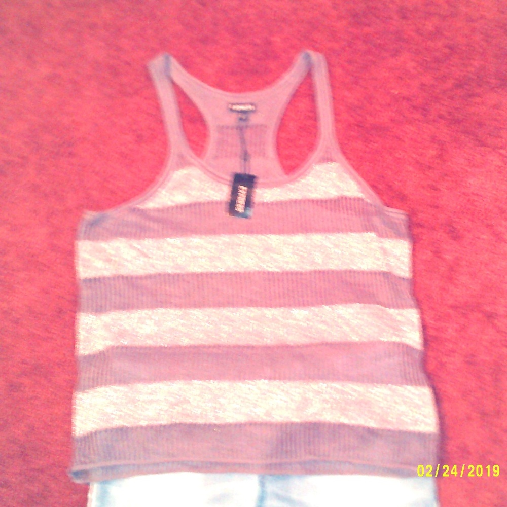 Express racer back tank top